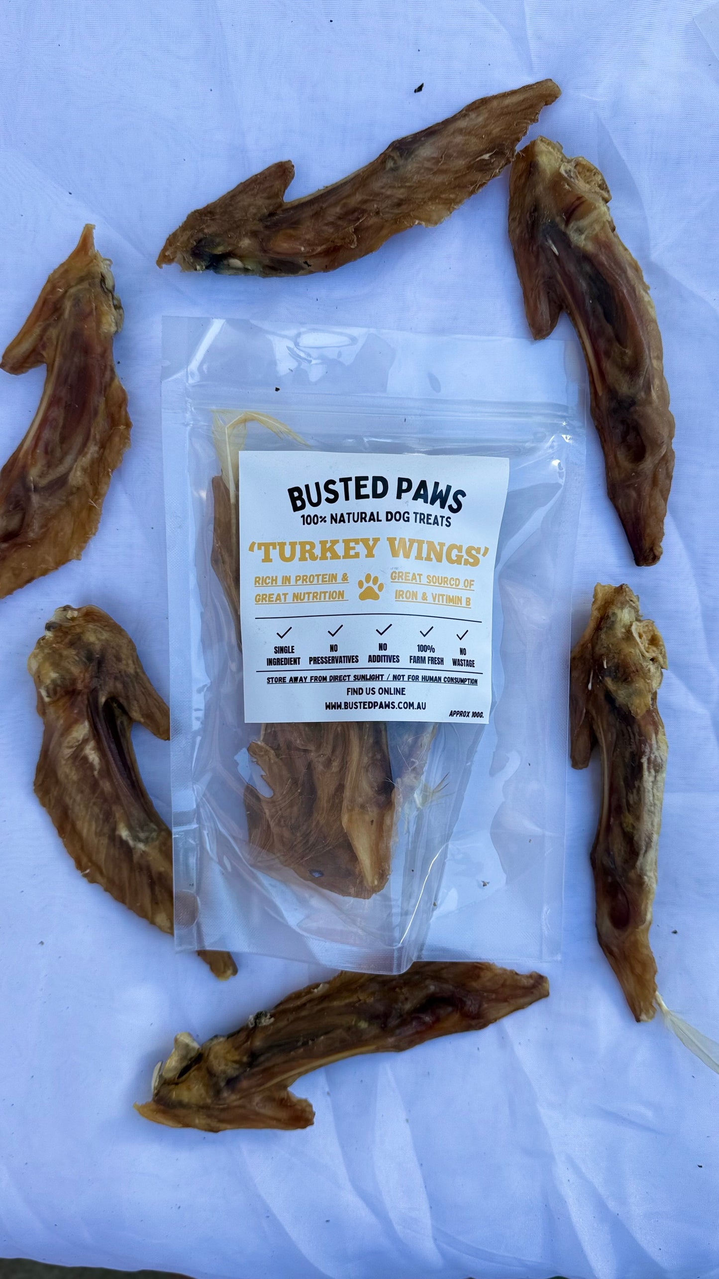 Turkey Wings Dog Treats