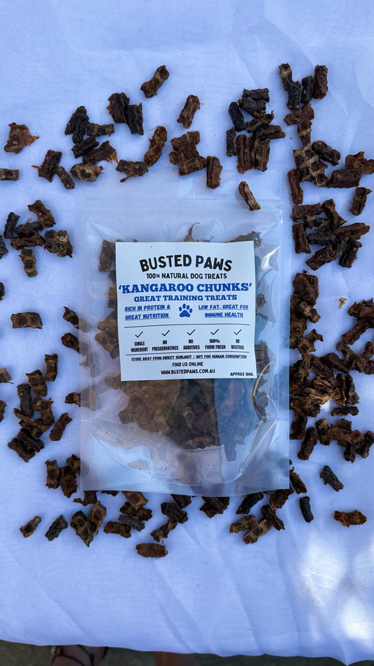 Kangaroo Chunks Dog Treats - Training Treats